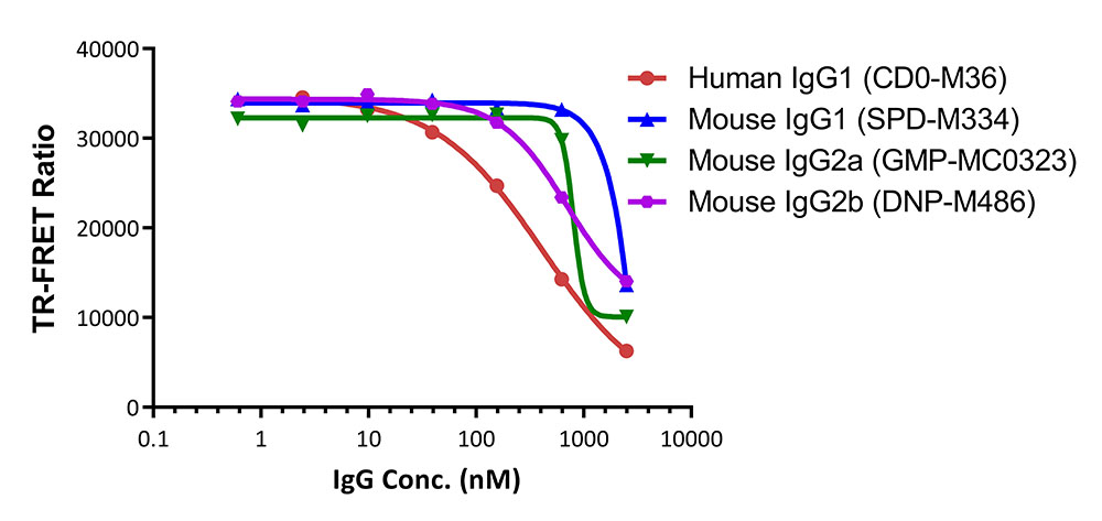 Fc gamma RIIIA / CD16a TR-FRET