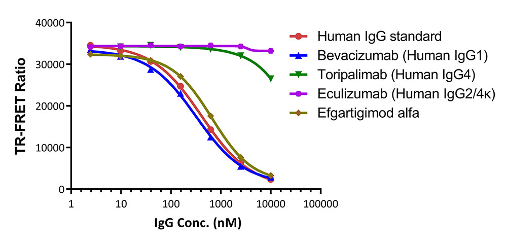 Fc gamma RIIIA / CD16a TR-FRET