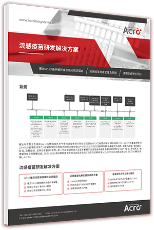 流感疫苗研发解决方案